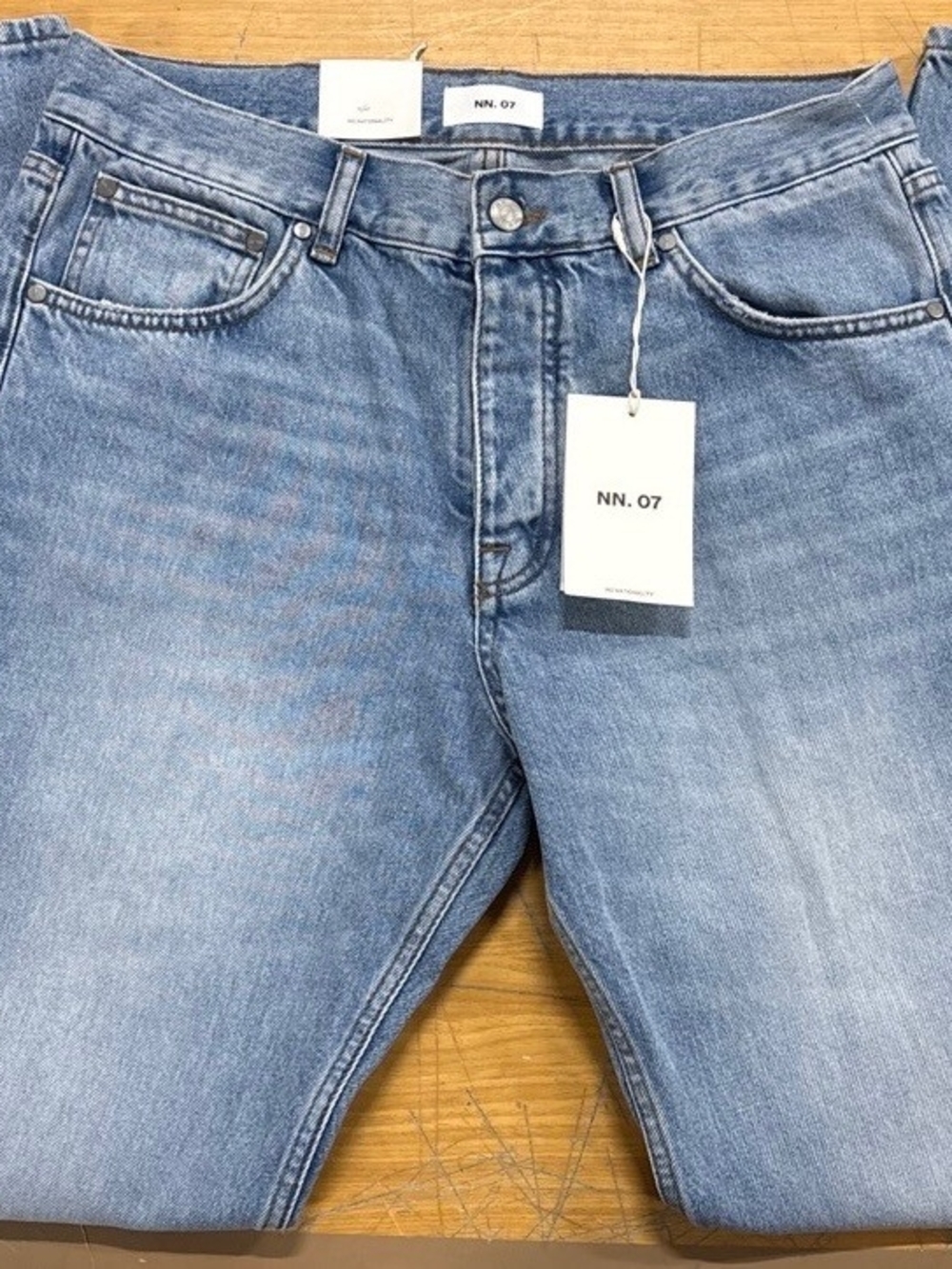 NN.07 Men's Light Blue Regular Fit Aize 32 Jeans